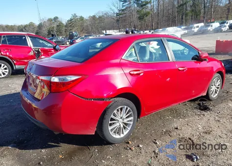 2015 Toyota Corolla Le Plus z USA, uszkodzony, nr VIN 2T1BURHE2FC394312